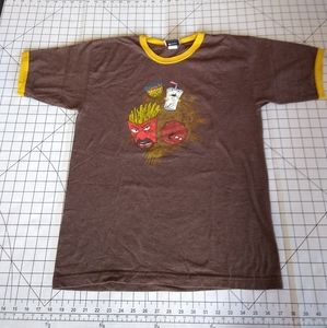 Adult Swim Aquateen Hunger Force shirt men medium